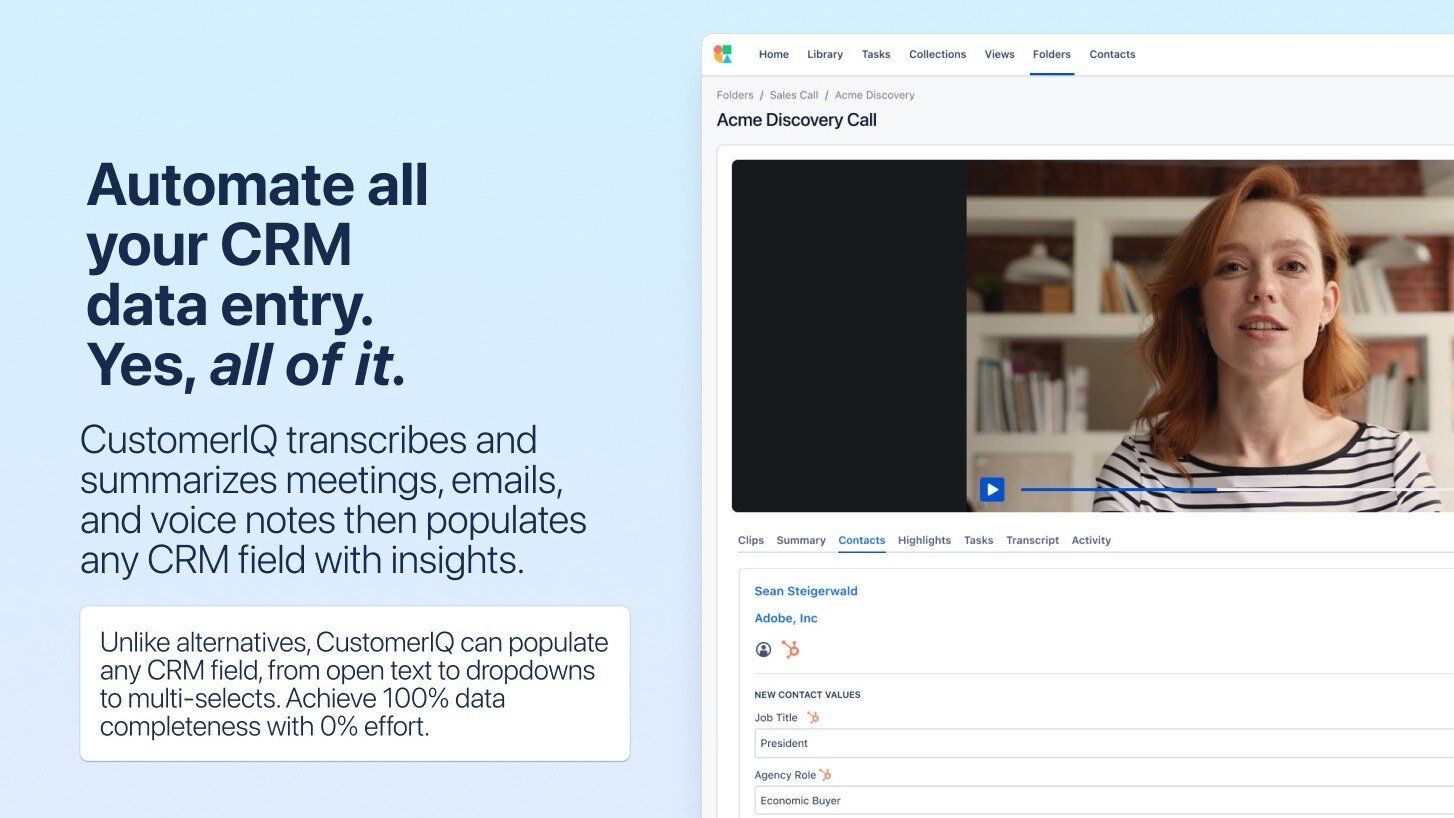 CRM Data Entry Automation